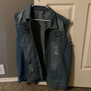 Denim vest (lighter than in the picture)